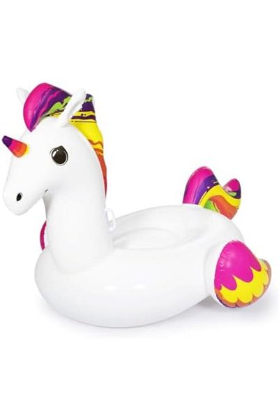 BESTWAY Inflatable Sea Horse Ride-On Pool Float for Kids and Adults, Swimming Pool Float