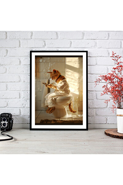 woodsia Tablou cu poster din lemn MDF cu aspect de cadru dintr-o singură buca...