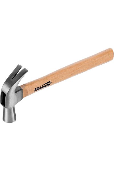 SPARTA Claw Hammer with Wooden Handle, 450 grams