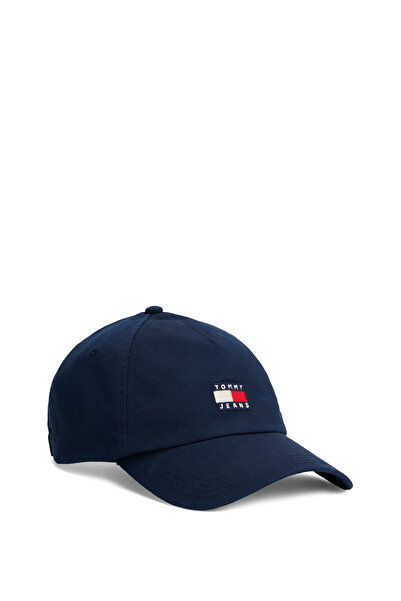 Tommy Hilfiger قبعة تومي هيلفيغر النسائية ذات الخمس لوحات باللون الأزرق الداكن من Tjw Heritage Core