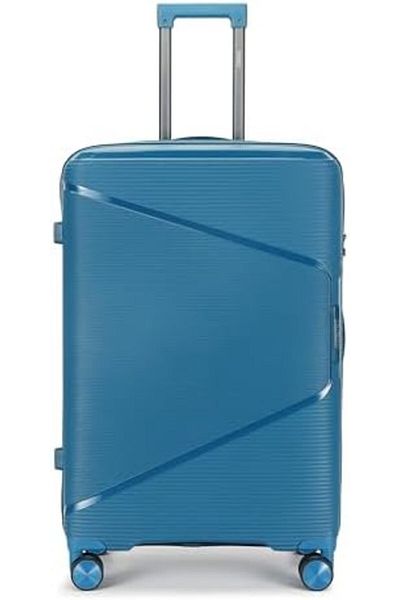 Prince Travelling Prince PP Luggage (8 Wheels) - Trundle 28 Inch/93 Liter Large - Lake Blue