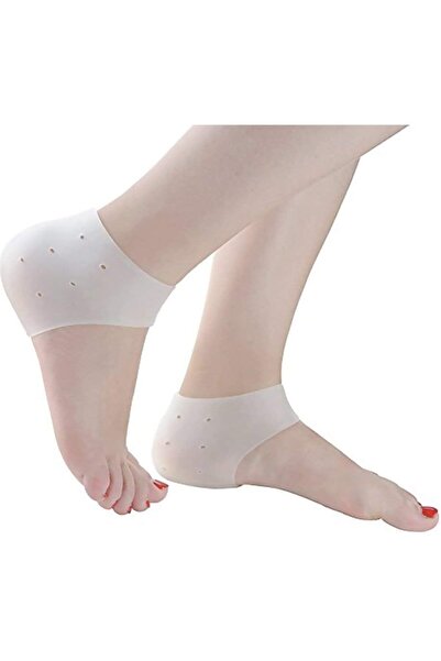 Kyrotech Silikon Topuk Gömleği Koruyucu, Bunyon ve Çatlak Önleyici Çorap Taba...