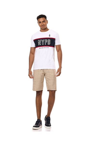 R&B Textured Lounge Shorts with Drawstring Waist