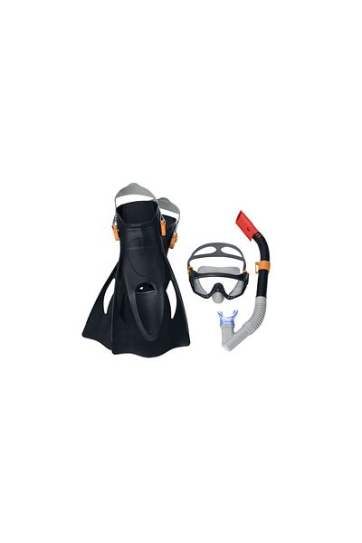 BESTWAY Set pentru scufundari, Masca, snorkel, aripioare, 25020