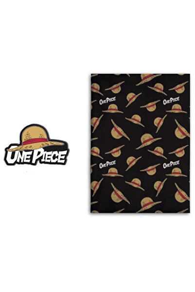 ONE PİECE One Piece Straw Hat fleece blanket and shaped pillow set