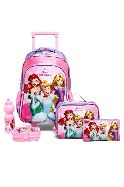 R&B Princess 18" Trolley Backpack Set