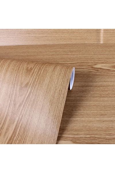 Primo Plus Sharbedo Wallpaper with Brown Wood Grain Design 60x300 cm
