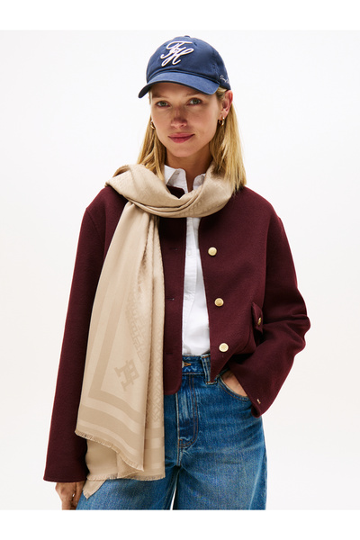 Tommy Hilfiger Tommy Hilfiger Women Sandalwood Monogram Scarf