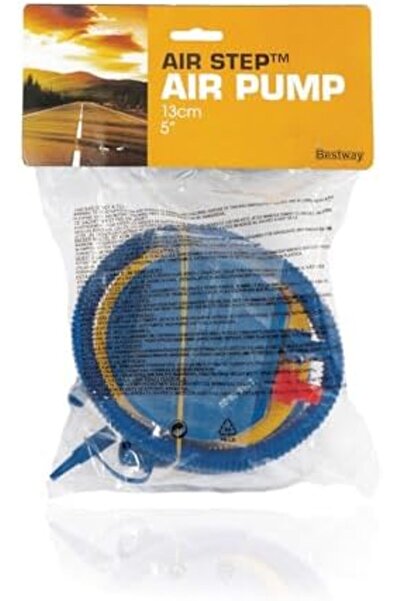 BESTWAY 62007 Step Air Pump 13 cm, Yellow and Blue