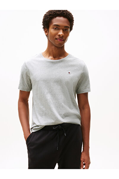 Tommy Hilfiger Tommy Hilfiger Men White/Black/Grey Heather Short Sleeve Crew Neck Pack Of 3 T-Shirts