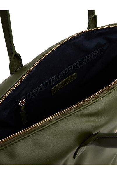 Tommy Hilfiger Tommy Hilfiger Women Huntsman Green Popette Soft Tote Bag