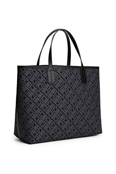 Tommy Hilfiger حقيبة تومي هيلفيغر النسائية السوداء الأيقونية