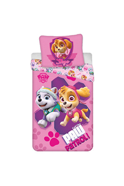 PAW PATROL Skye bedding set 140×200cm, 70×90 cm microfibre