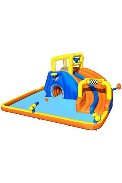 BESTWAY 18'1" x 16'6" x 8'8"/5.51m x 5.02m x 2.65m Super Speedway Mega Water Park