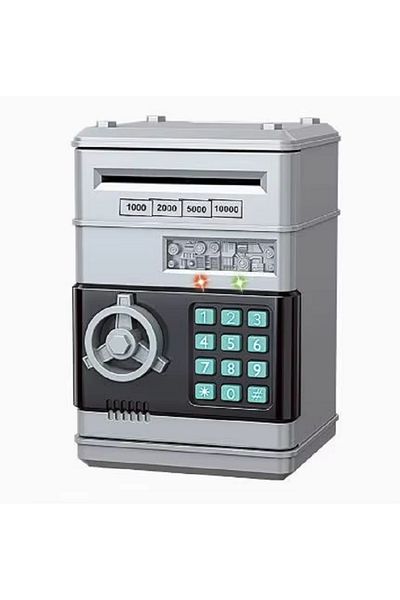 rexa Number Bank Toy Safe with Keypad and Coin Slot – Kids Money Saving Vault
