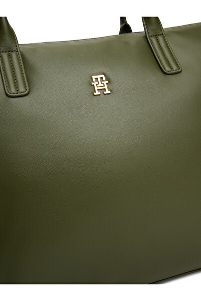 Tommy Hilfiger Tommy Hilfiger Women Huntsman Green Popette Soft Tote Bag