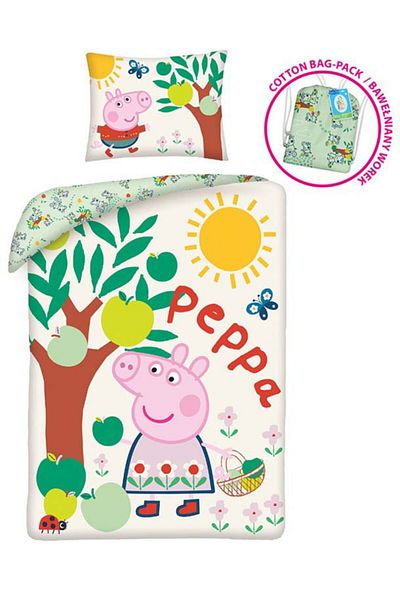 Peppa Pig Tree bedding cover 140×200cm, 70×90 cm