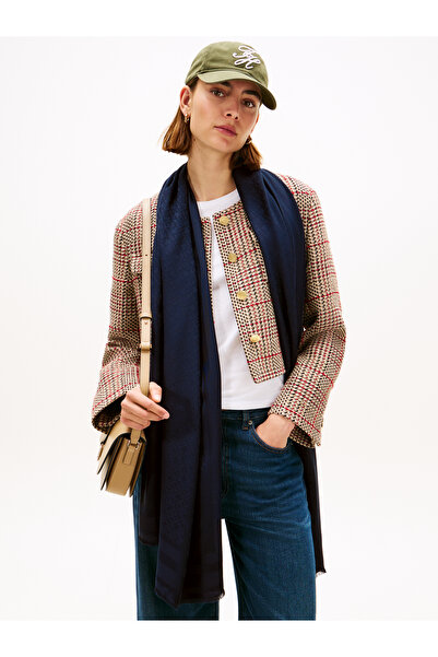 Tommy Hilfiger Tommy Hilfiger Women Space Blue Monogram Scarf