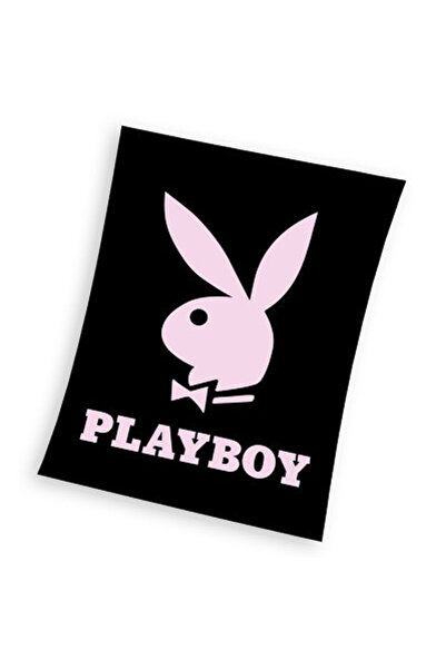Playboy Black coral fleece polar blanket 150x200cm