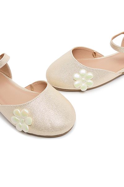 R&B Appliqued Ballet Flats