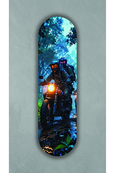 Korhan Atölye Vahşi Yolcular - Dekoratif 4mm MDF Duvar Panosu (75x20 cm)