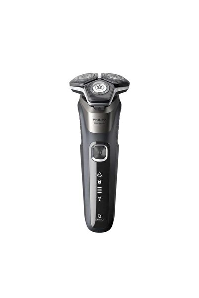 Philips Ηλεκτρική ξυριστική μηχανή S5885/10, 9 W, Αυτονομία 60 λεπτών, Υγρό & Στέγνωμα, Αισθητήρας Προσαρμογής Ισχύος (Μαύρο)