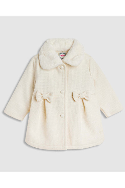 R&B Textured Jacket with Shirt Collar and Long Sleeves