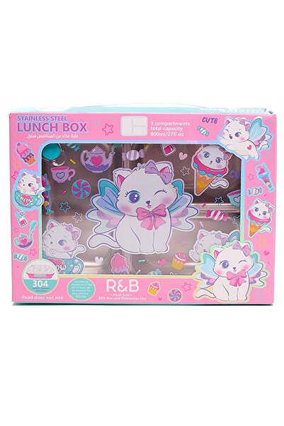 R&B صندوق غداء بينتو مطبوع - 800 مل