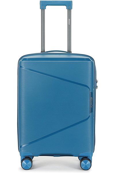 Prince Travelling Prince PP Luggage (8 Wheels) - Trundle 24 Inch/62 Liter Medium - Peacock Blue.