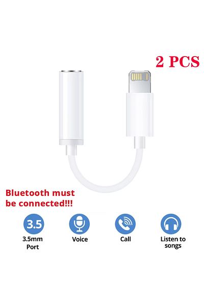 Choice 2PCS Call and Voice NNBILI For Lighting Headphone Adapter for IPhone 11 12 13 14 PM 12Mini SE 2020 X
