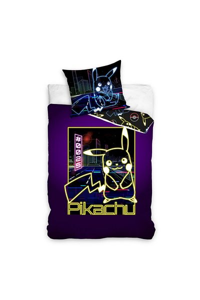 Pokemon Pokémon Neon bedding set 140×200cm, 70×90 cm
