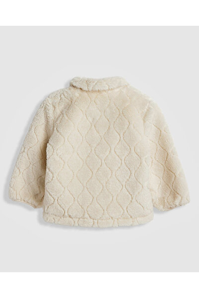 R&B Sherpa Jacket with Button Closure