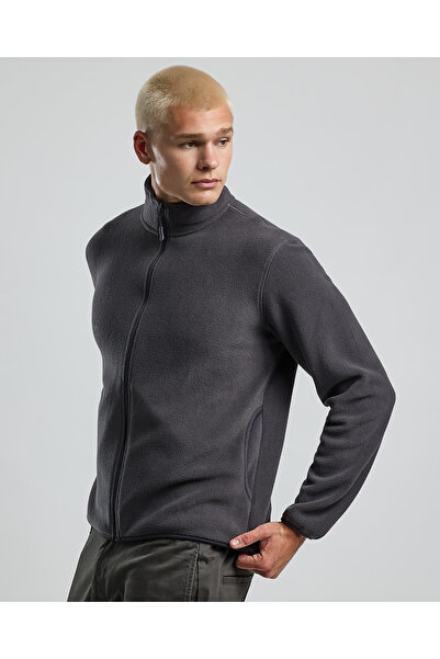 R&B Solid Jacket with Zipper Closure