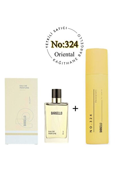 Bargello 324 Kadın Parfüm Edp 50 ml + No:324 Kadın Deodorant 150 ml - Mnms324deo