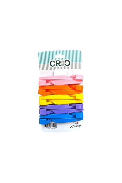 Croc Plastik Saç Pensi 10lu - Profesyonel - Kuaför tipi, Ergonomik, Pratik