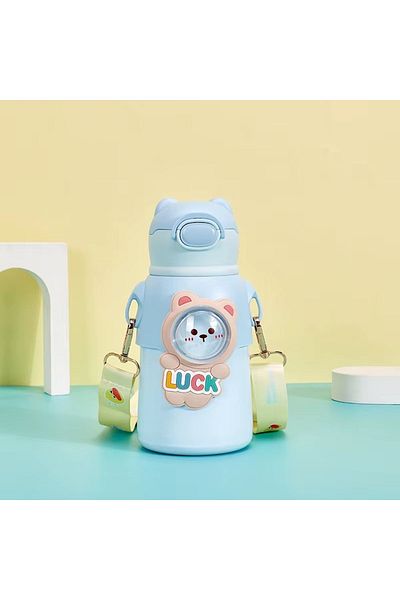 Mobcos STARLII 3d Cartoon Animal Print Cute Design 18oz Vacuum Insulated Water bottle