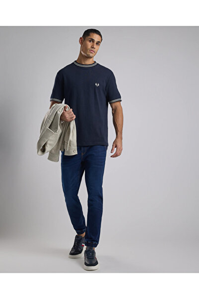 R&B بنطال جينز رياضي مغسول مع خصر برباط