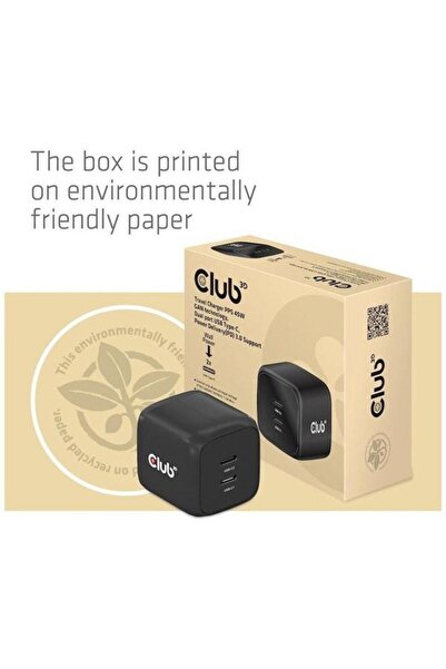 Club 3D Încărcător de telefon, CLUB 3D, negru