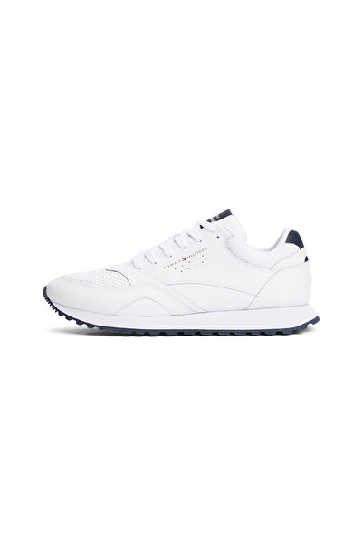 Tommy Hilfiger Tommy Hilfiger Men White New Runner Eva Leather Low Top Sneakers