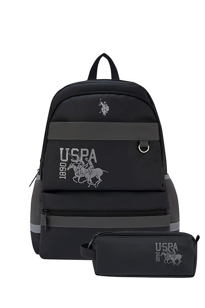 U.S. Polo Assn. Us Polo Assn Ç-25128'2 School Backpack with Pen Holder Student Daily Black