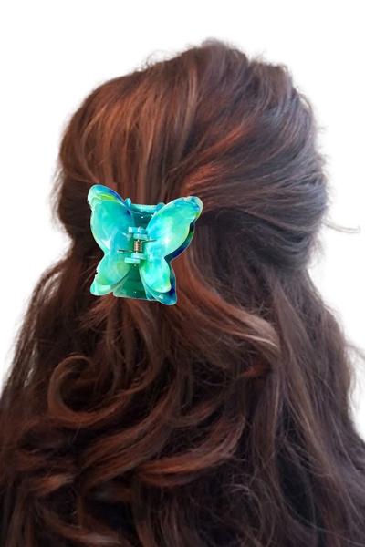 CAŞ DEKORASYON Turquoise Color Butterfly Latch Buckle