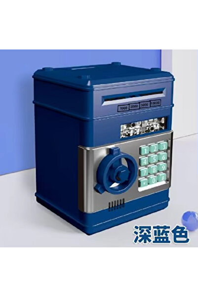 rexa خزنة ألعاب بنك الأرقام مع لوحة مفاتيح وفتحة للعملات المعدنية - خزنة توفير أموال للأطفال