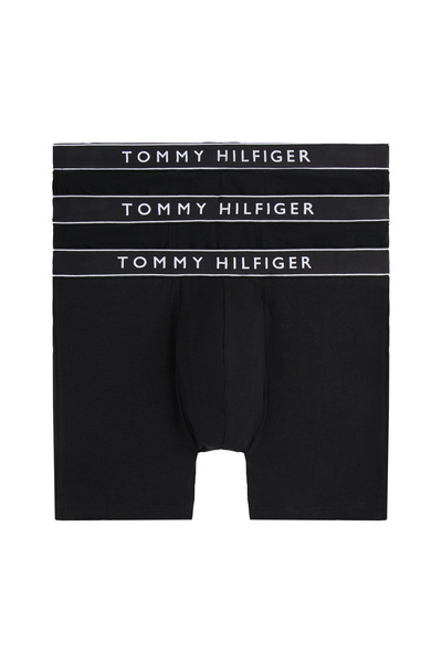 Tommy Hilfiger Tommy Hilfiger Men Black Pack of 3 Boxer Brief