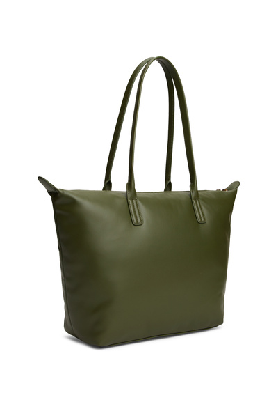 Tommy Hilfiger Tommy Hilfiger Women Huntsman Green Popette Soft Tote Bag