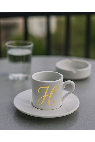 TREND YANKI Letter Printed T. Coffee Cup