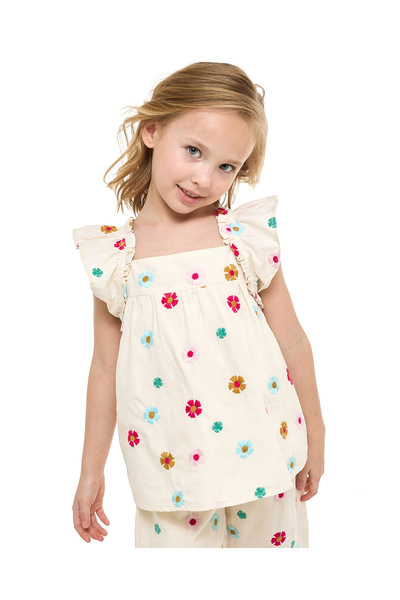 R&B Embroidered Top and Pant Set