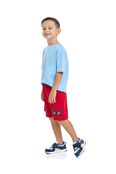 R&B Spiderman Printed Bermuda Shorts