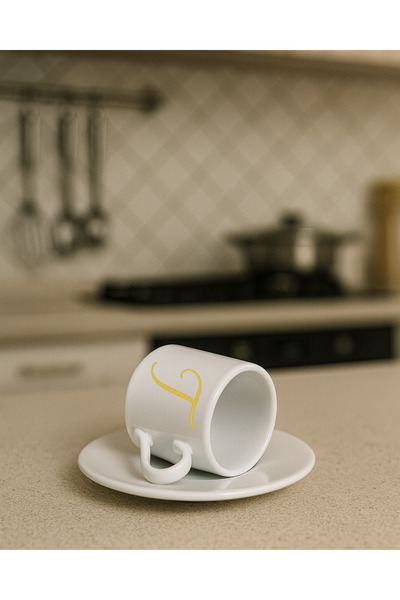 TREND YANKI Letter Printed T. Coffee Cup