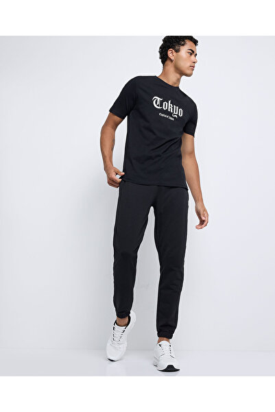 R&B بنطال رياضي سادة مع خصر برباط