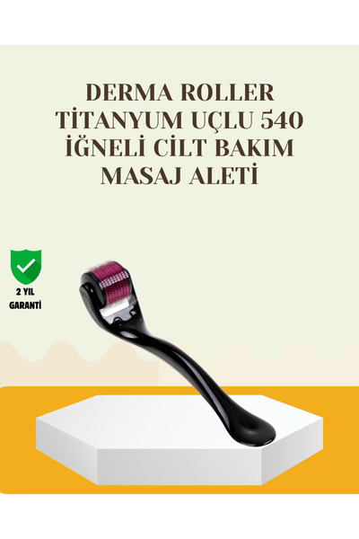 Clevora Titanium Dermaroller 540 Needle Skin Repair and Collagen Production Support